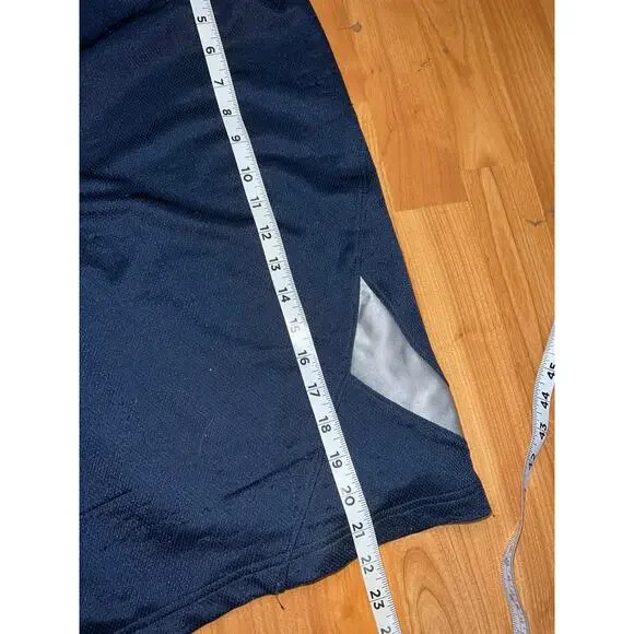 Nike Basketball Shorts Blue Silver Active Wear Bottoms Sports Large - Picture 7 of 7